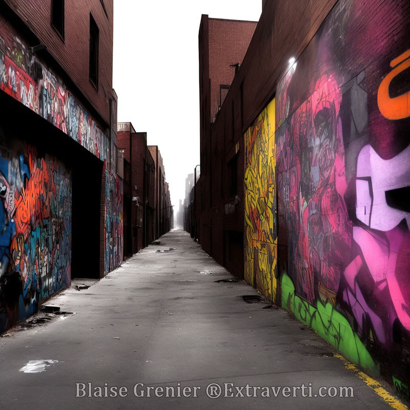 Graffiti in the street 4