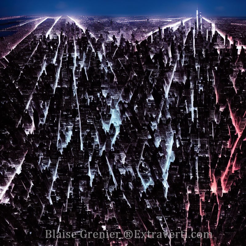Mega city from the sky 4