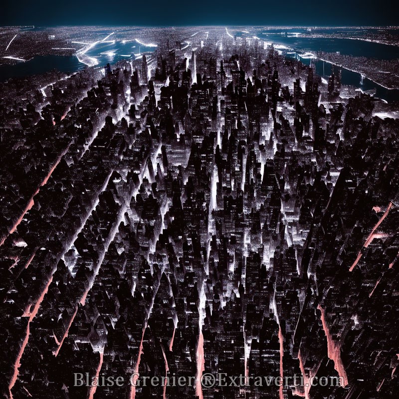 Mega city from the sky 8
