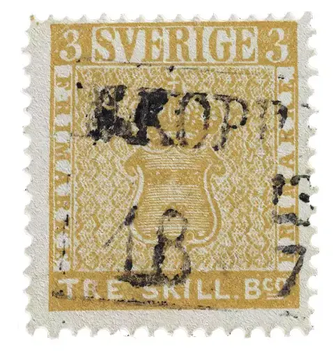 Tre Skilling Banco, Suède, 1855 1,8 million d