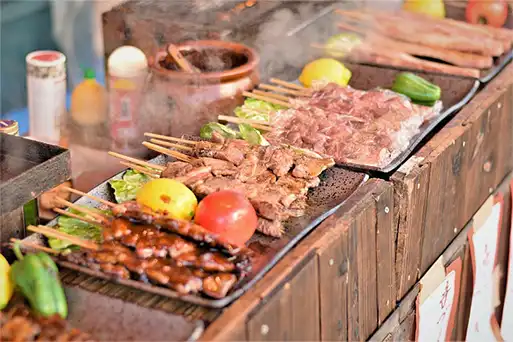 Yakitori boeuf et fromage